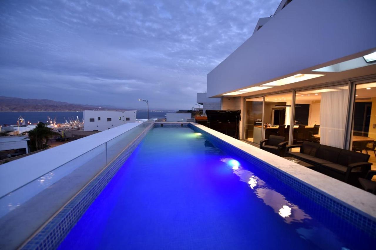 Private Pool Luxury Penthouses Sea View Eilat Exteriör bild