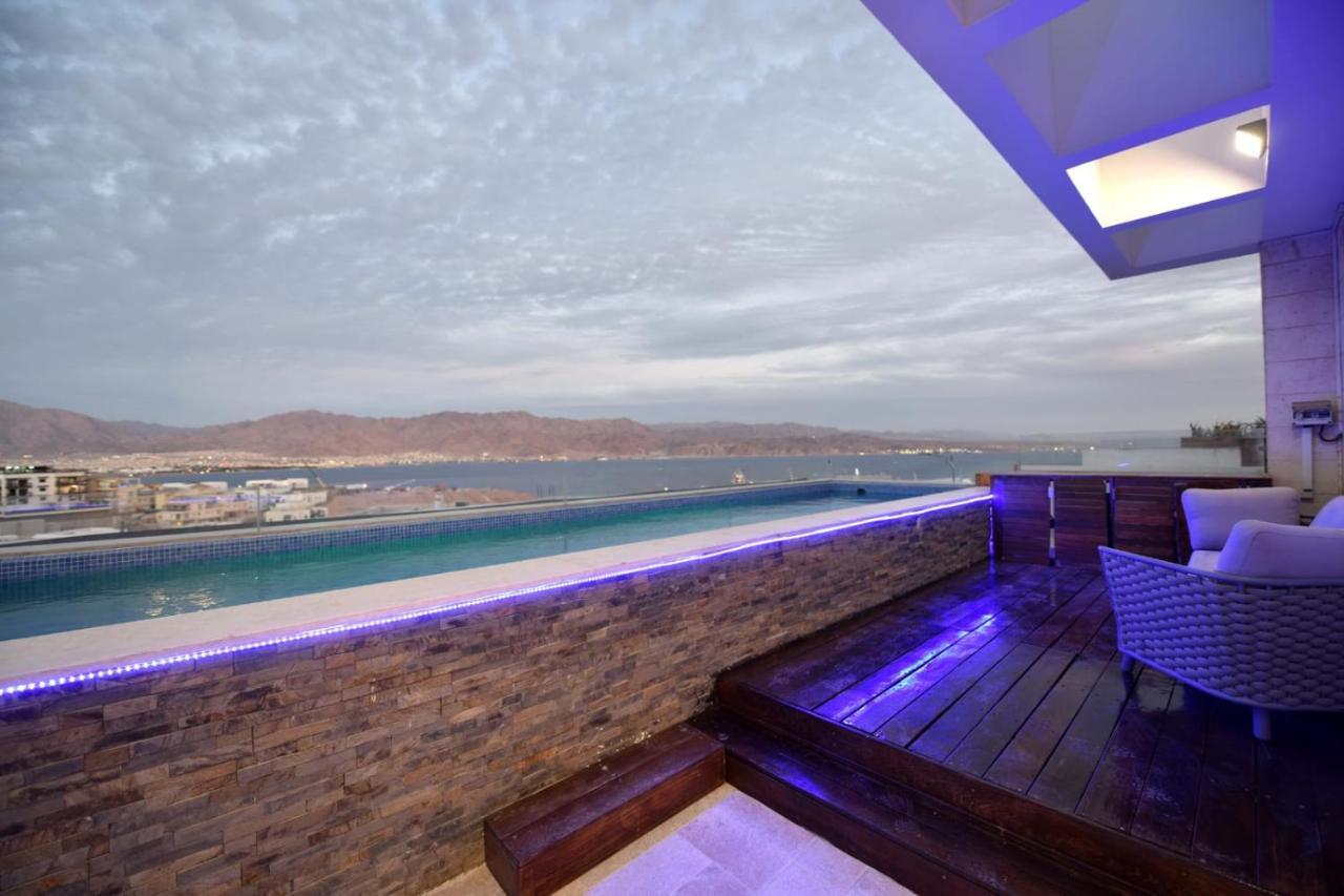 Private Pool Luxury Penthouses Sea View Eilat Exteriör bild