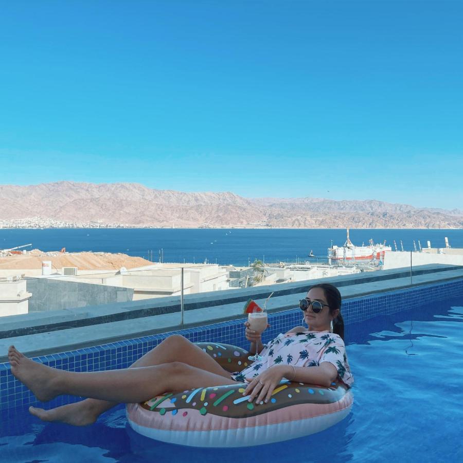 Private Pool Luxury Penthouses Sea View Eilat Exteriör bild